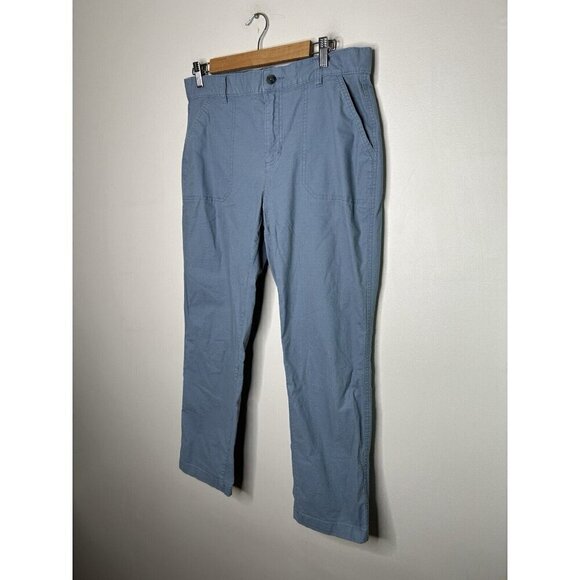 Eddie Bauer Pants Womens Blue Pockets Hiking Utility Active Size 10 - Picture 2 of 9